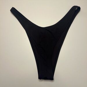 Skims Women’s Size 2X Thong/Cheeky  Black Bikini Bottom Like New